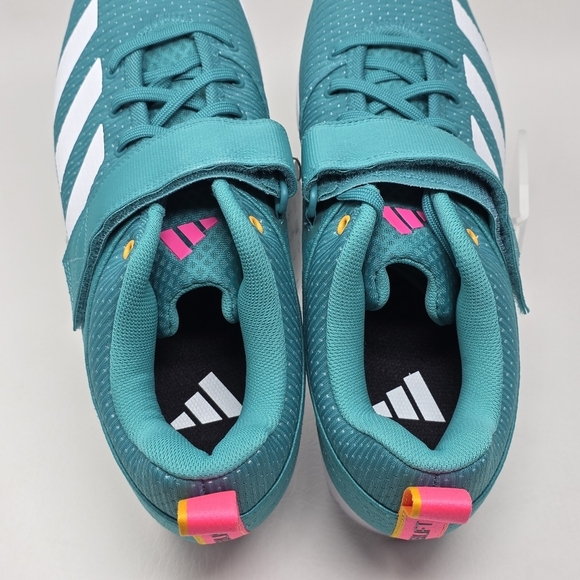 Adidas Powerlift 5 Training Weightlifting Shoes Teal JP9877 Men\'s Size 9 New main image 7